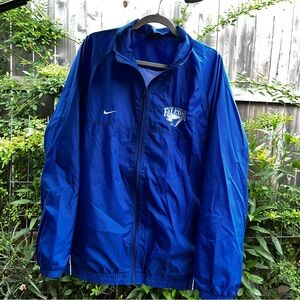 Vintage‎ Nike Air Force Falcons Wind Breaker Zip Up Size Large